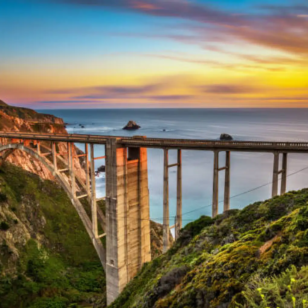 Big Sur Bridge in California