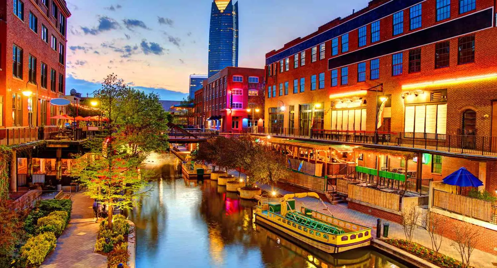 Bricktown Canal in Oklahoma City
